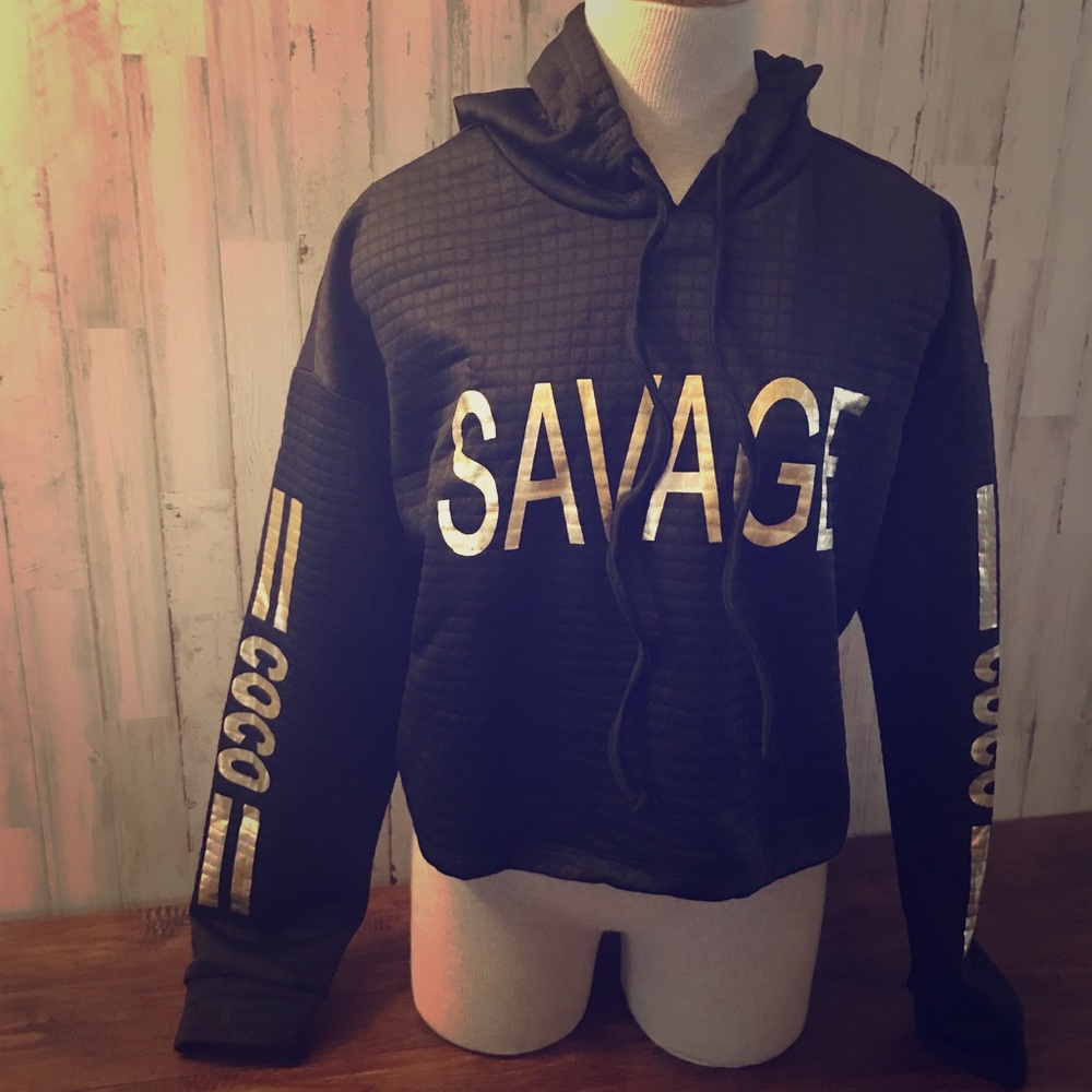 Savage crop top sweater